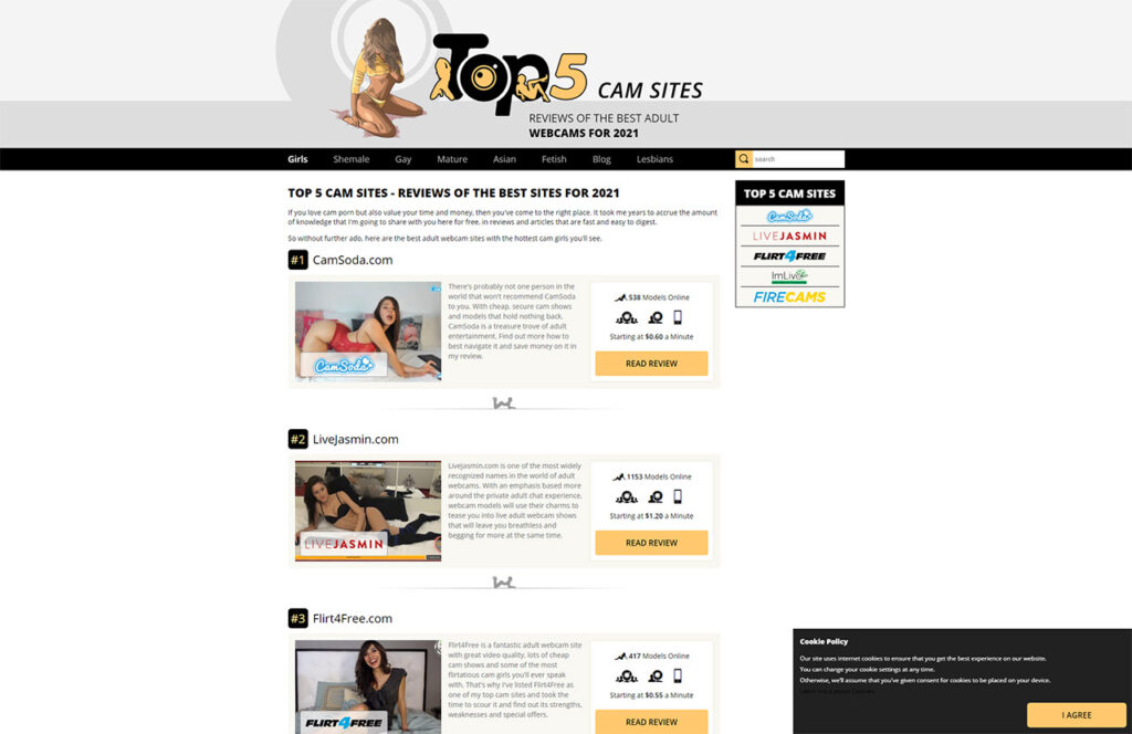 Top Cam Sites